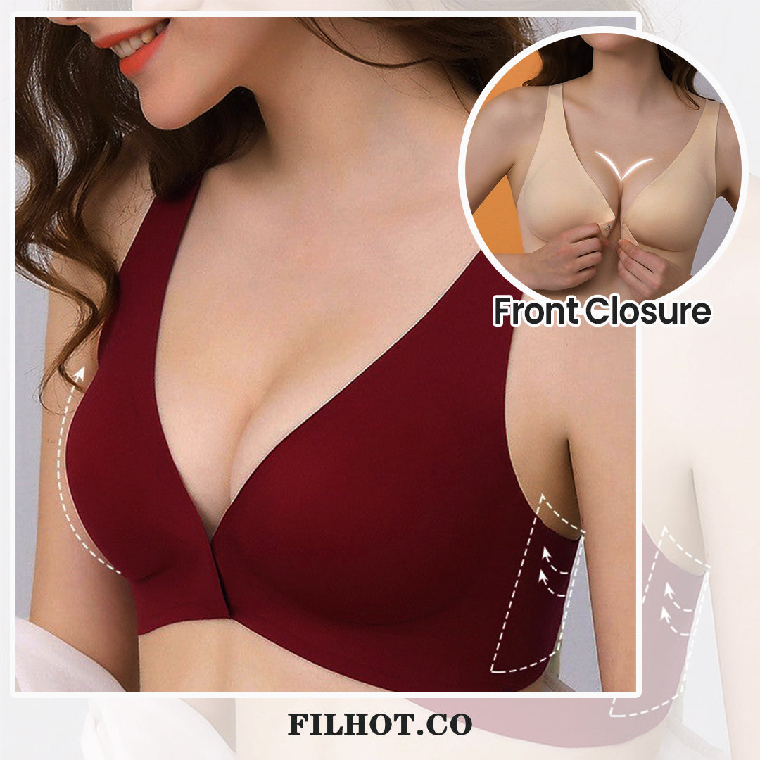 Filhot™ Front Closure Deep V Bra Up to DDD Cup