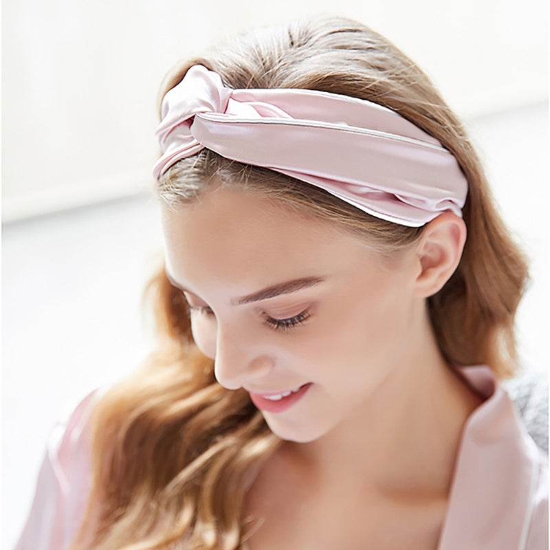 Filhot™ Twist-knotted Stretchy Silk Hairband