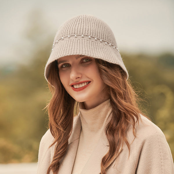Filhot™ Knitted Cloche Hat For Autumn & Winter