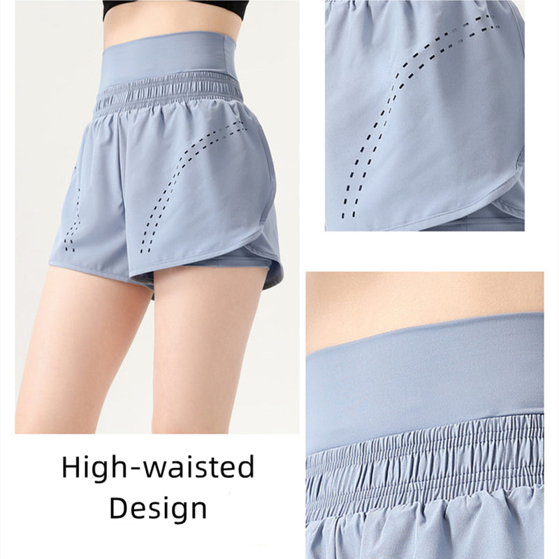 Filhot™ Quick Dry High-waisted Stretchy Workout Shorts