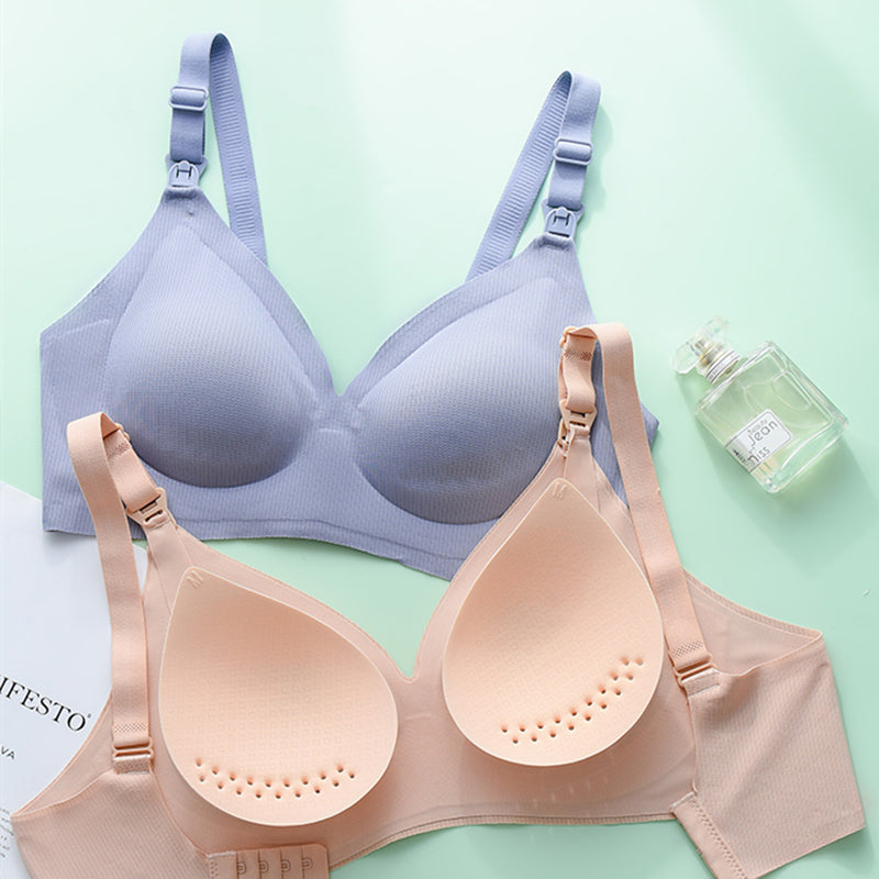 Filhot™ Seamless Deep V Breathable Nursing Bra Up to DDD Cup