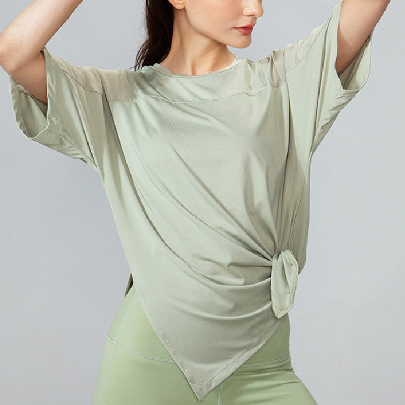 Filhot™ Mesh Design Quick-drying Sport T-Shirts With Side Slit