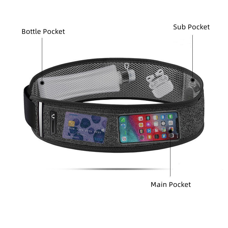 Filhot™ Surround Type Multi Pocket Design Sport Waist Bag