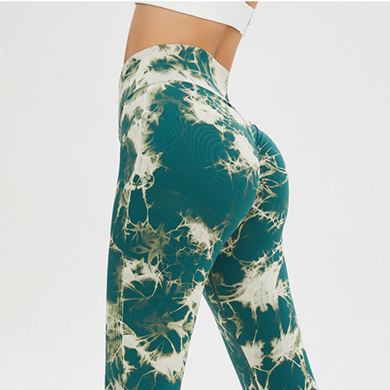 Filhot™ High Waist Sexy Tie Dye Yoga Leggings