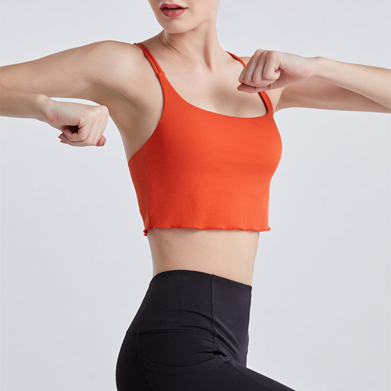 Filhot™ Criss Cross Back Breathable Yoga Sports Bra Up to 2XL