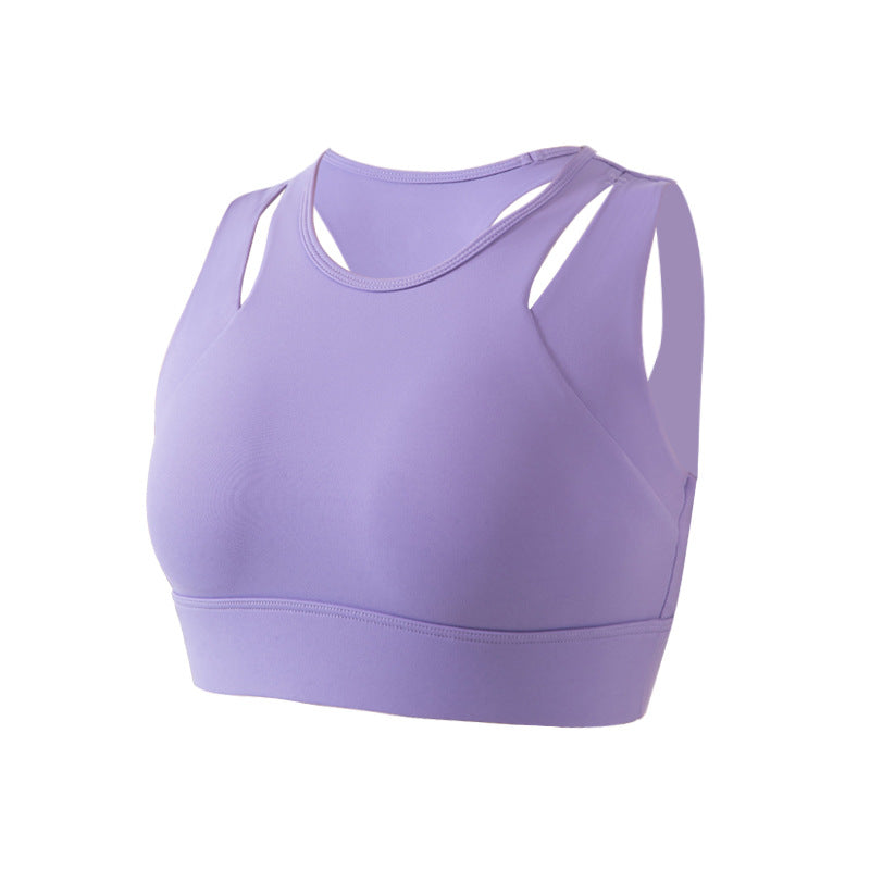 Filhot™ Shakeproof Cross Back Puch Up Yoga Sports Bra Up To XL