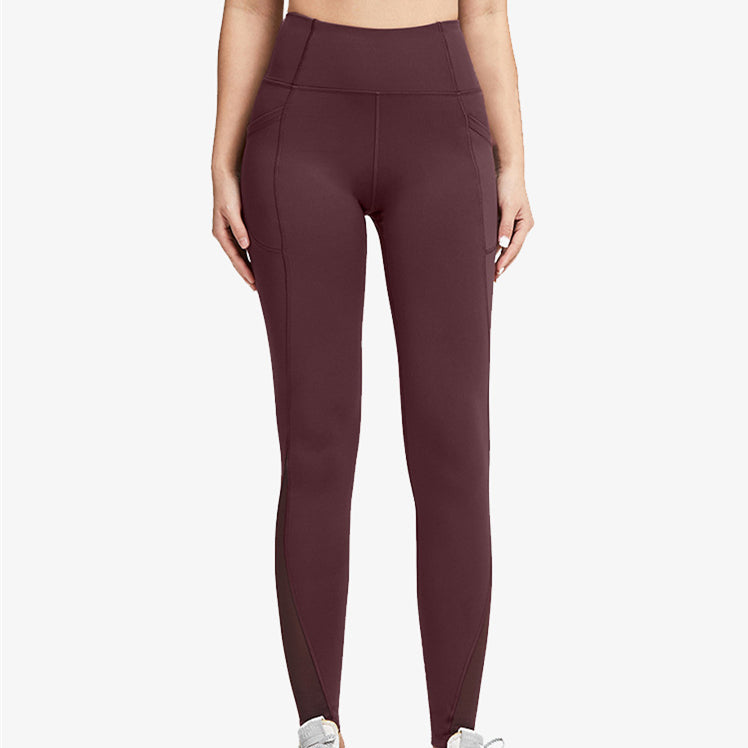 Filhot™ High-waisted Mesh Yoga Leggings With Side Pockets