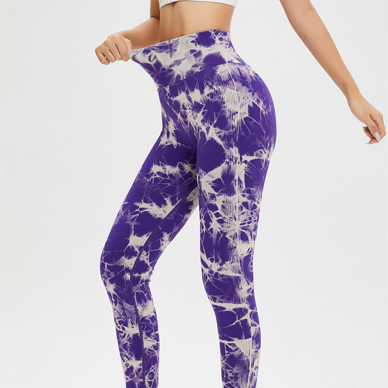 Filhot™ High Waist Sexy Tie Dye Yoga Leggings