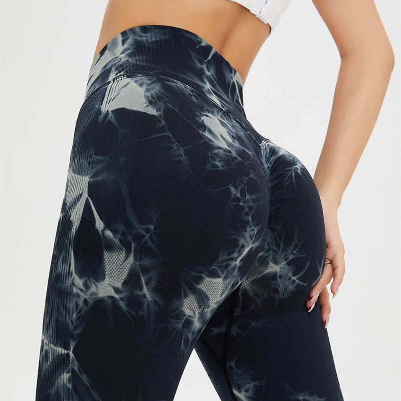 Filhot™ High Waist Sexy Tie Dye Yoga Leggings