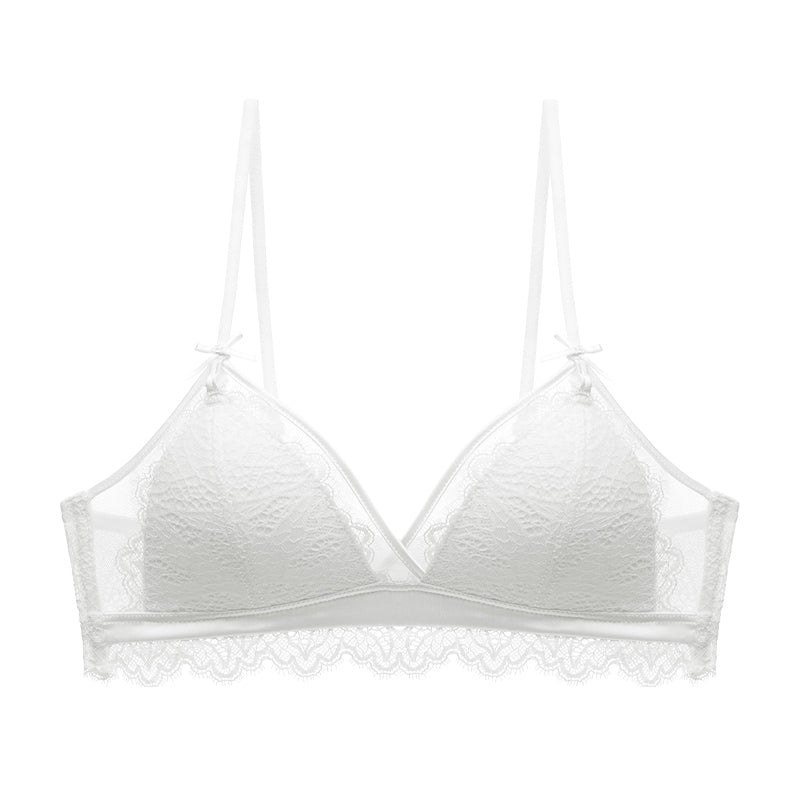 Filhot™ Lace Extra Thin Triangle Cup Wireless Bra