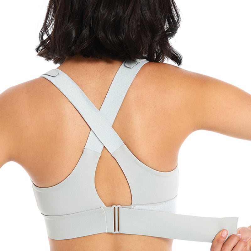 Filhot™ Front Zipper Adjustable Shockproof Yoga Sports Bra Up To 5XL