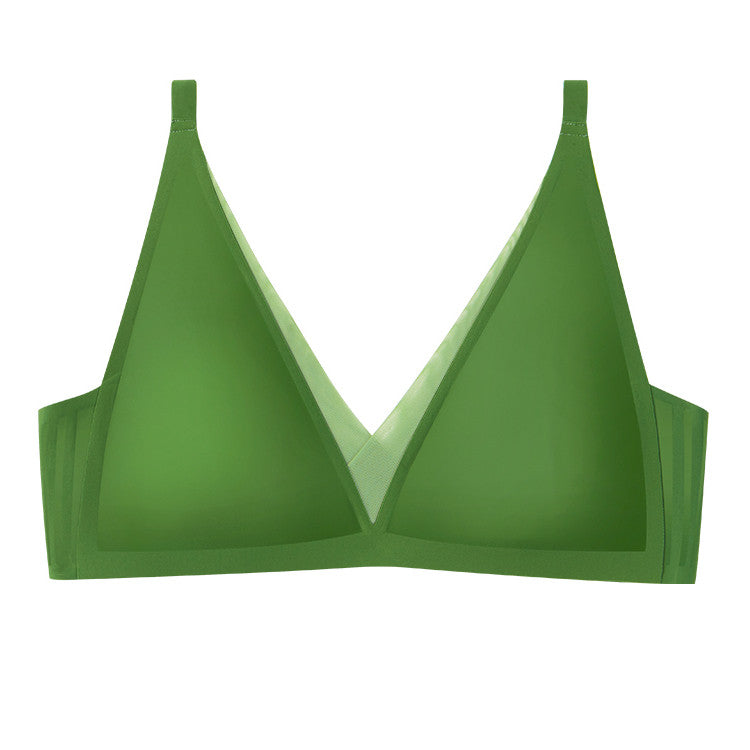 Filhot™  Deep V Triangle Cup Wireless Bra Up To DD Cup