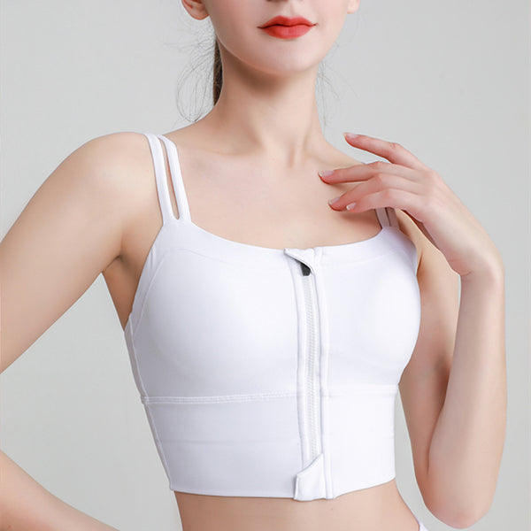 Filhot™ Front Zipper Yoga Sports Bra Up to XL