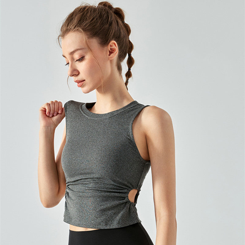 Filhot™ Stylish Side Cut-out Design  Breathable Tank