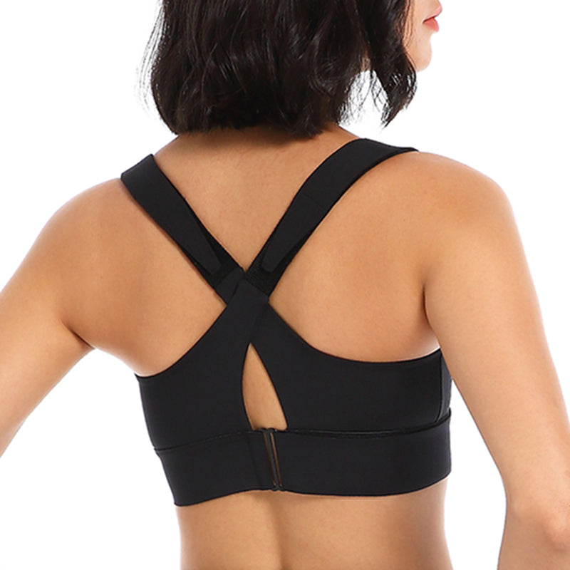 Filhot™ Front Zipper Adjustable Shockproof Yoga Sports Bra Up To 5XL