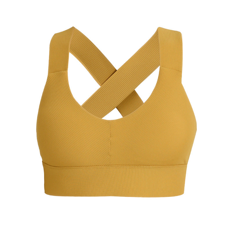 Filhot™ U-shaped Cross Sports Bra Up to 5XL