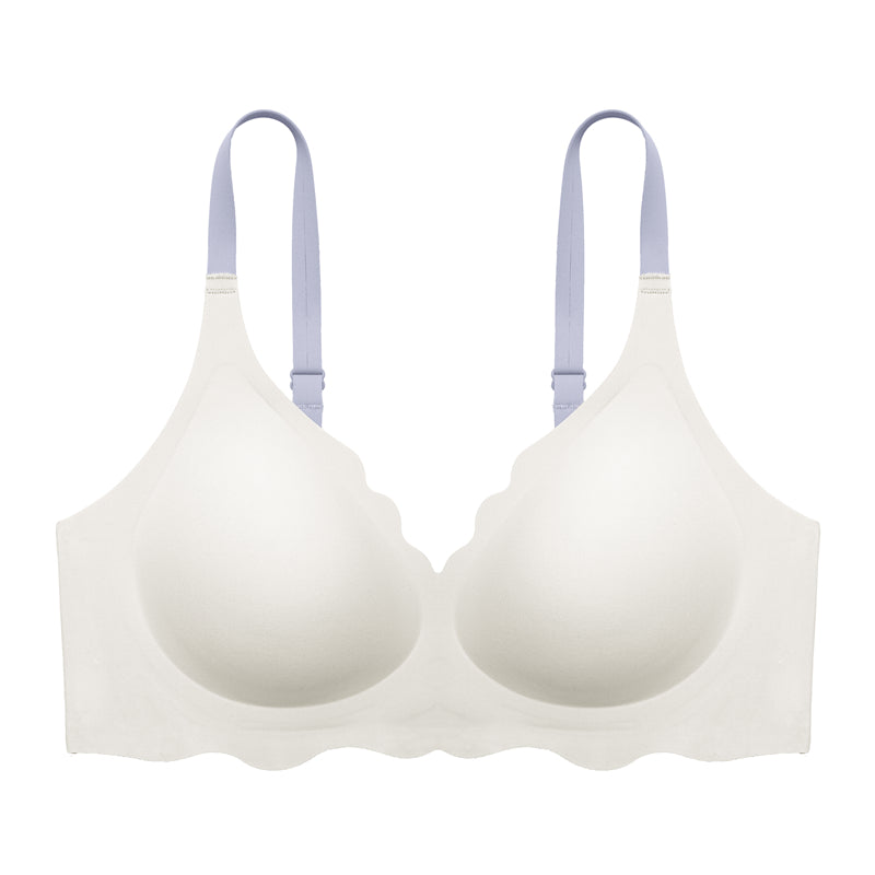 Filhot™ Unique Petal Design Deep V Wire-free Bra