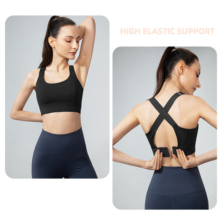 Filhot™ X-Back Mesh Sports Bra Up to 5XL