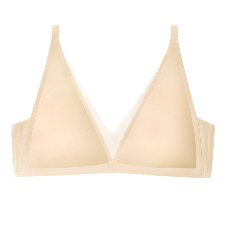 Filhot™  Deep V Triangle Cup Wireless Bra Up To DD Cup