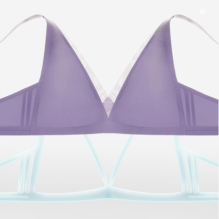 Filhot™  Deep V Triangle Cup Wireless Bra Up To DD Cup