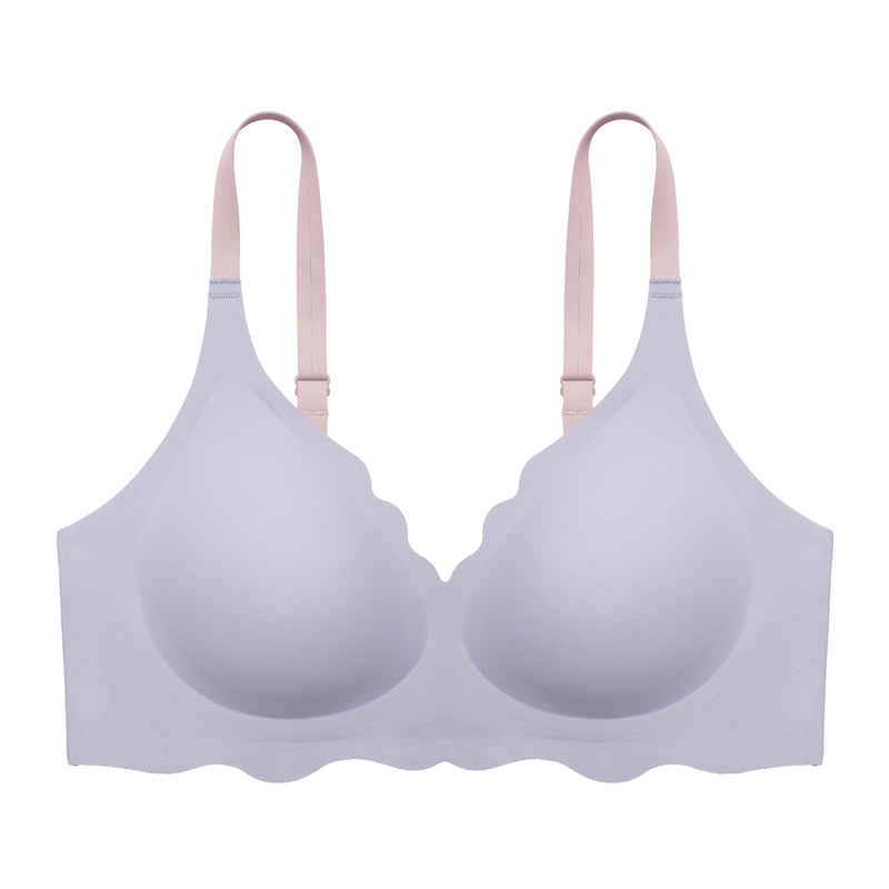 Filhot™ Unique Petal Design Deep V Wire-free Bra