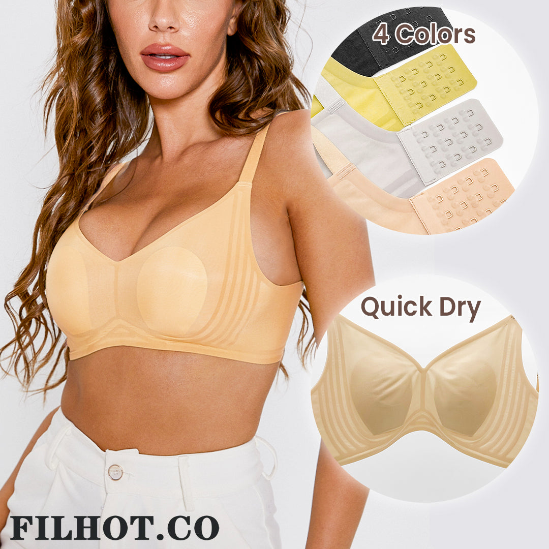 Filhot™ Ultra-Thin Supportive Cooling Lycra® Bra Up to 36DD