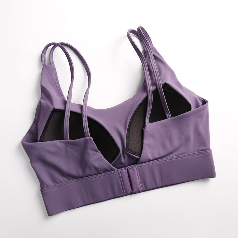 Filhot™ Fixed Shoulder Straps  Up Sports Bra To 4XL