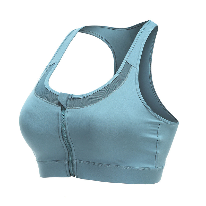 Filhot™ Zipper Mesh Breathable Sports Bra Up To 5XL