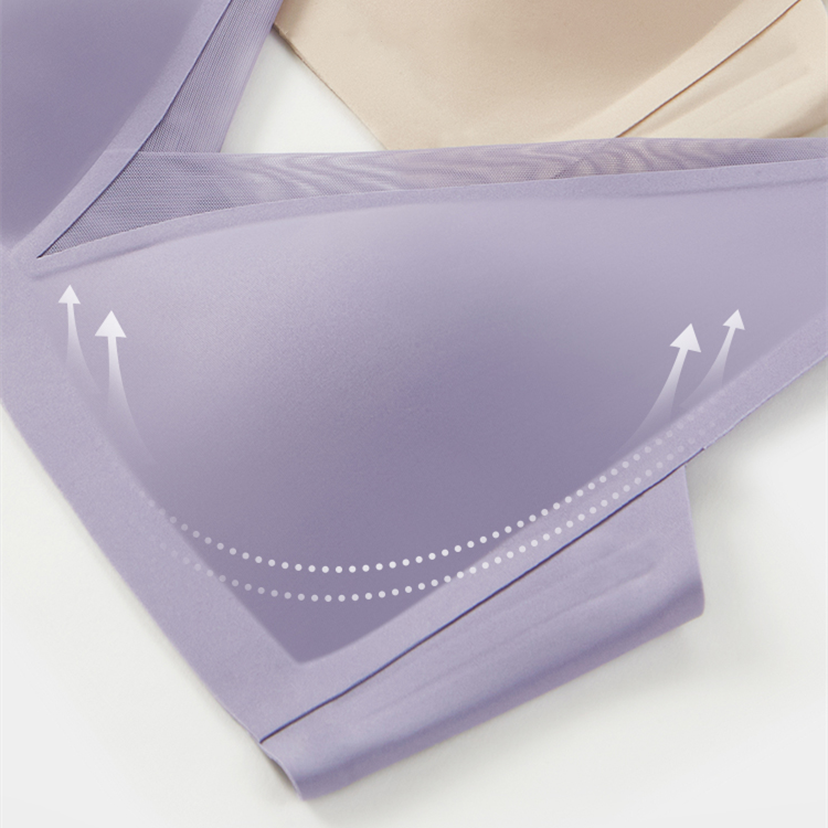 Filhot™  Deep V Triangle Cup Wireless Bra Up To DD Cup