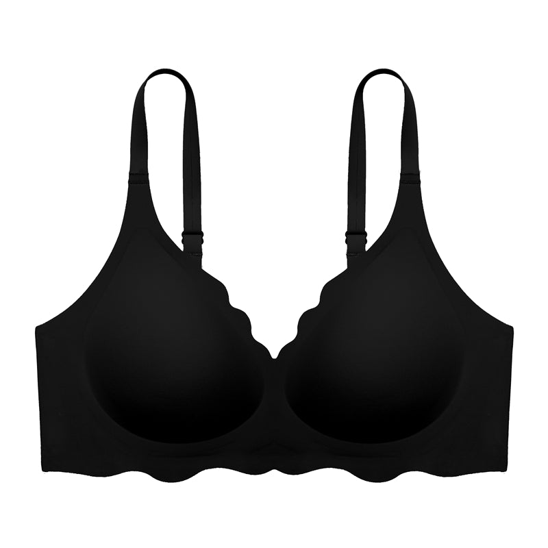 Filhot™ Unique Petal Design Deep V Wire-free Bra