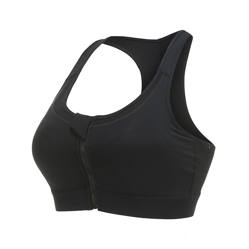 Filhot™ Zipper Mesh Breathable Sports Bra Up To 5XL