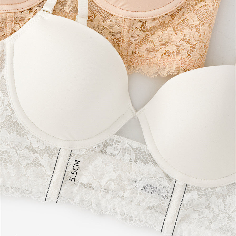 Filhot™ U-shaped Underwire Lace Bra Up to G Cup