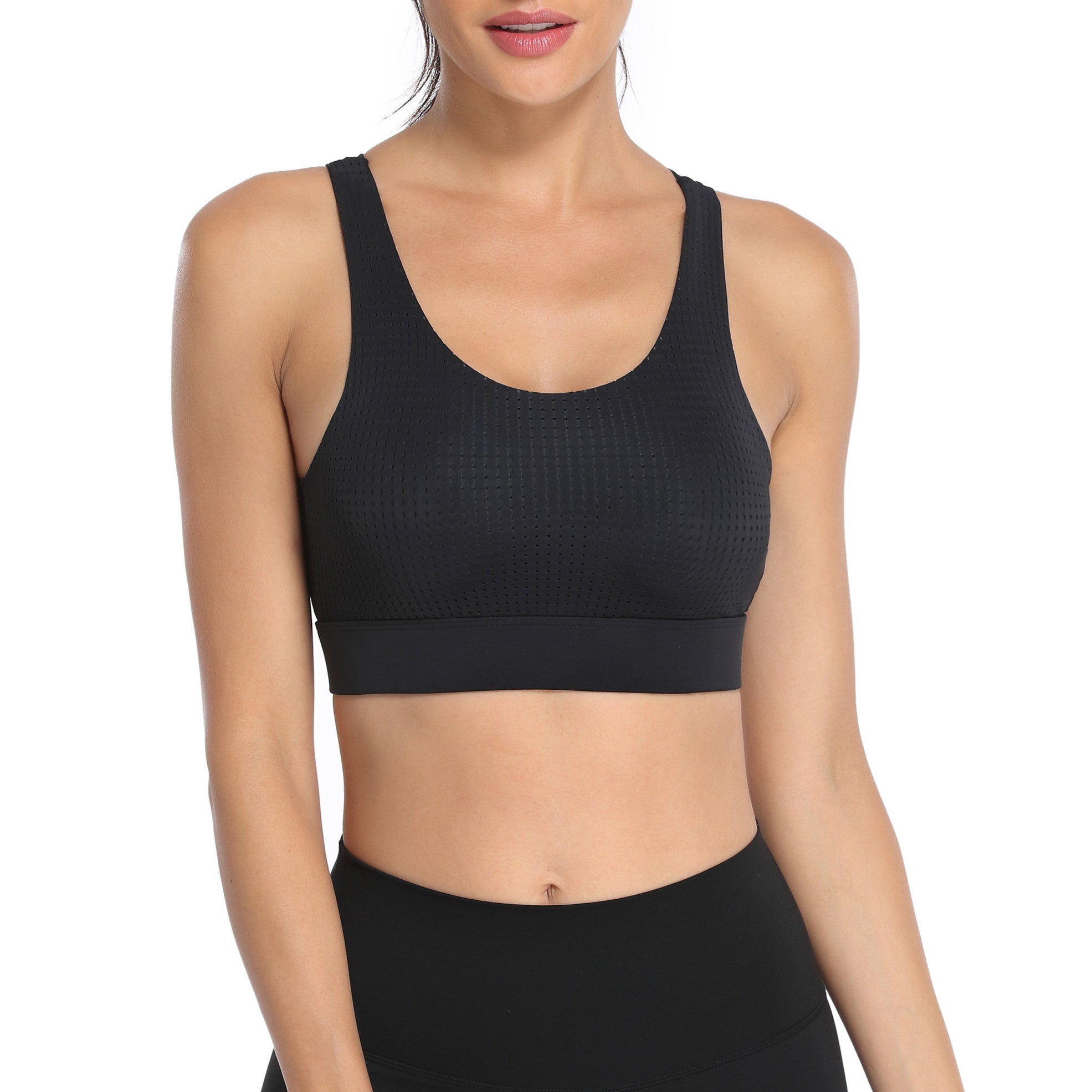 Filhot™ Breathable Mesh Sports Bra Up To 3XL