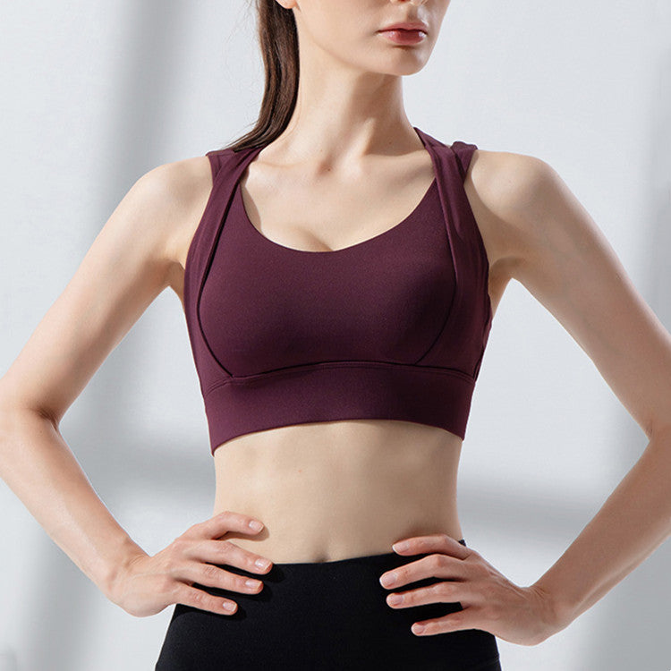 Filhot™ Back Cross Sports Bra Up to 4XL