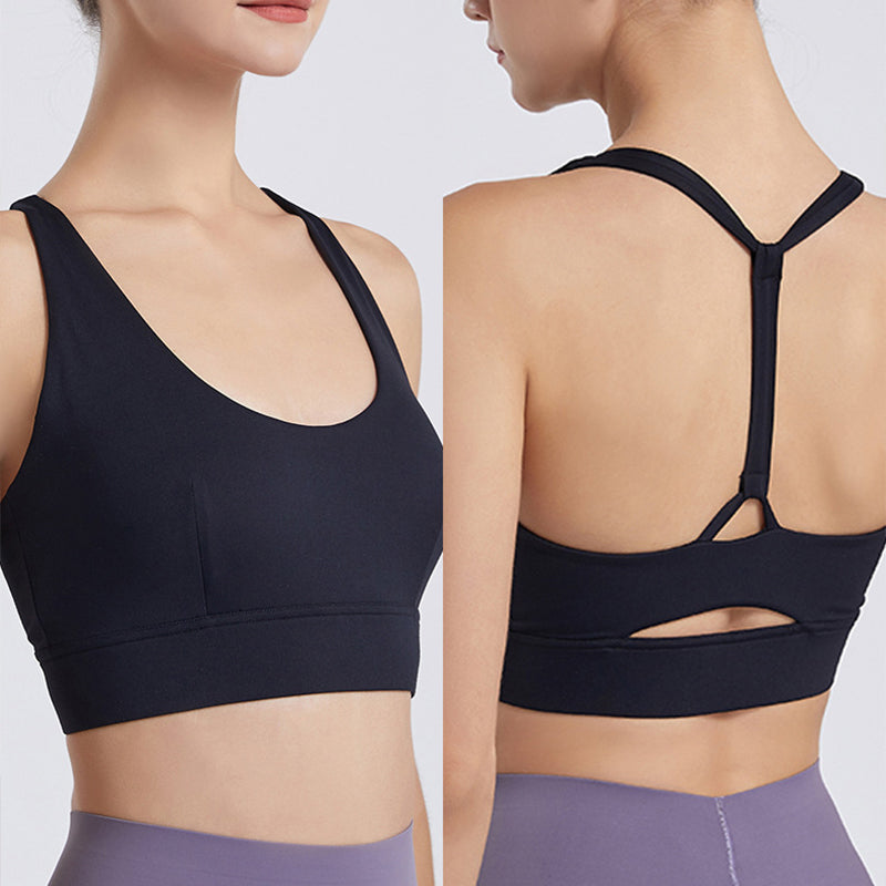 Filhot™ U-Shaped Racerback Yoga Sports Bra Up to 2XL