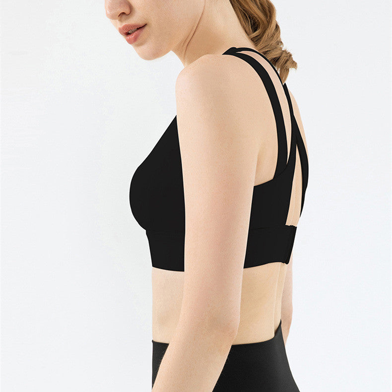 Filhot™ Back Cross Sports Bra Up to 4XL