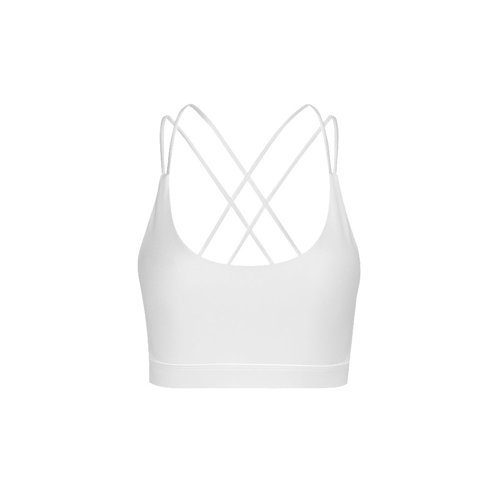 Filhot™  Seamless Cross Design Sports Bra