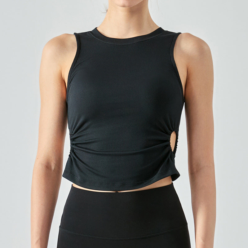 Filhot™ Stylish Side Cut-out Design  Breathable Tank