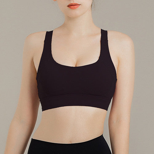 Filhot™ Cross Back Seamless High Intensity Sports Bra Up To 3XL