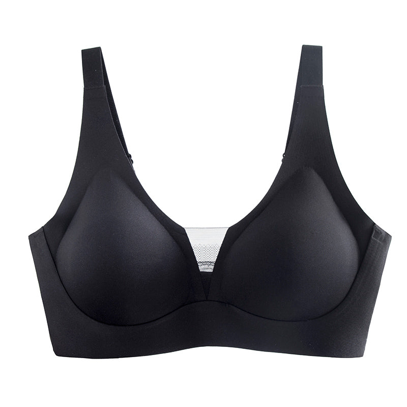 Filhot™ V-shape Mesh Wire Free Seamless Bra Up to DDD Cup