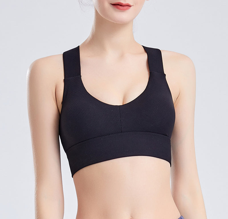 Filhot™ U-shaped Cross Sports Bra Up to 5XL