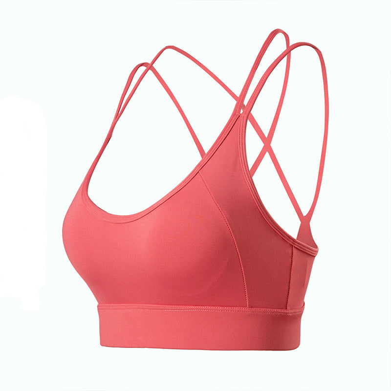 Filhot™ Criss Cross Yoga Sports Bra Up To 3XL