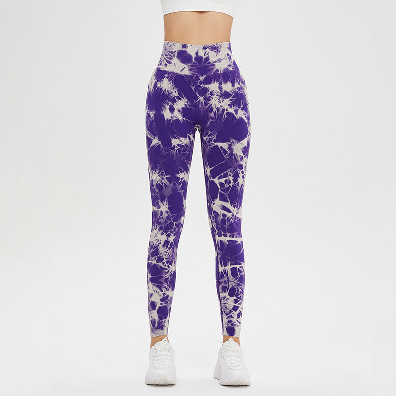 Filhot™ High Waist Sexy Tie Dye Yoga Leggings