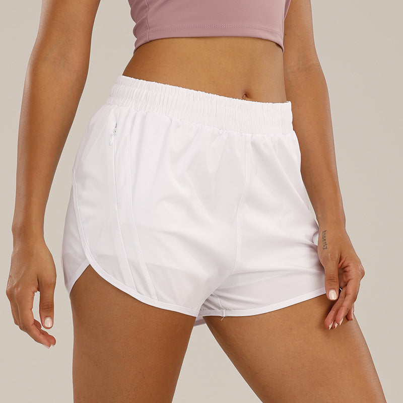 Filhot™ Quick Dry Workout Shorts With Zipper Pockets