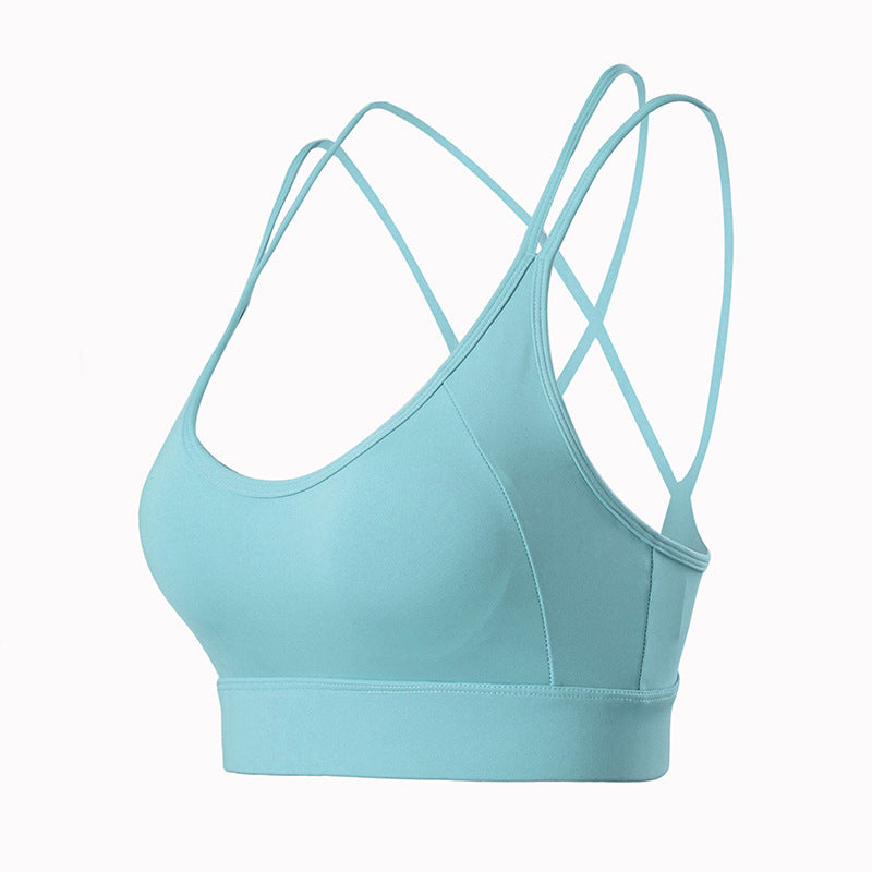 Filhot™ Criss Cross Yoga Sports Bra Up To 3XL