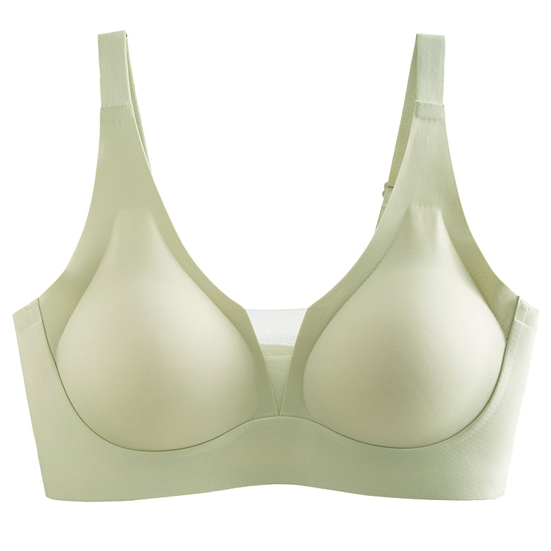 Filhot™ V-shape Mesh Wire Free Seamless Bra Up to DDD Cup