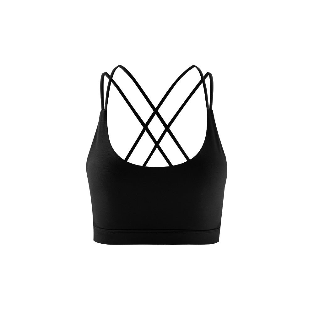 Filhot™  Seamless Cross Design Sports Bra