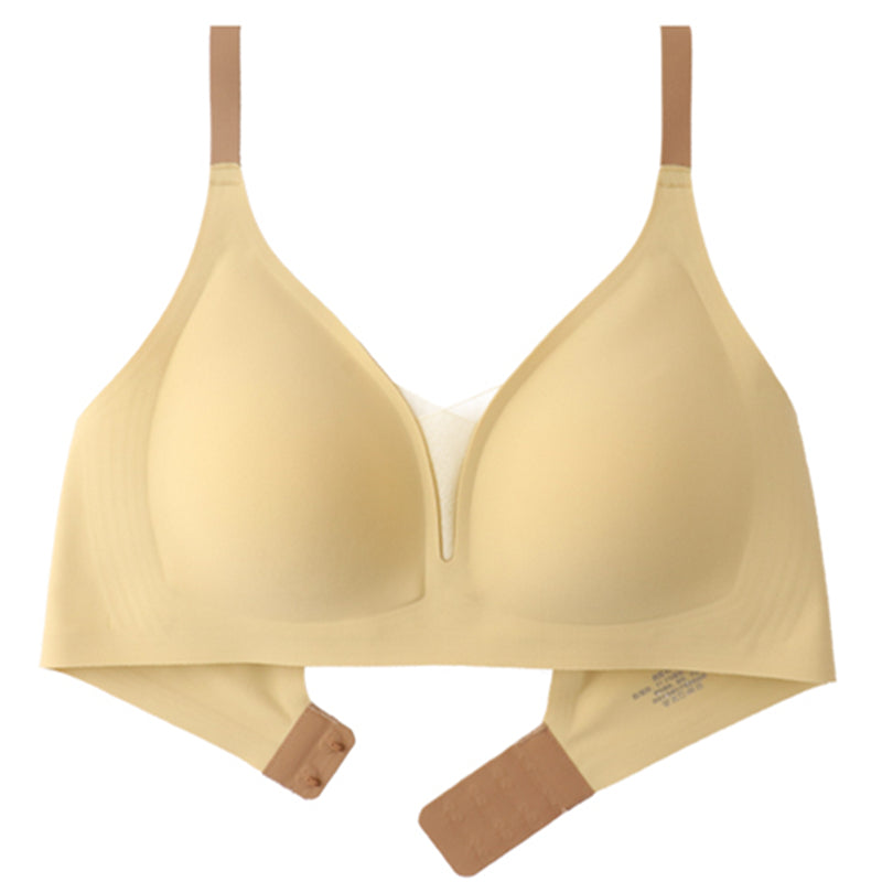 Filhot™  Deep V-Neck Mesh Wireless Bra Up To DDD Cup