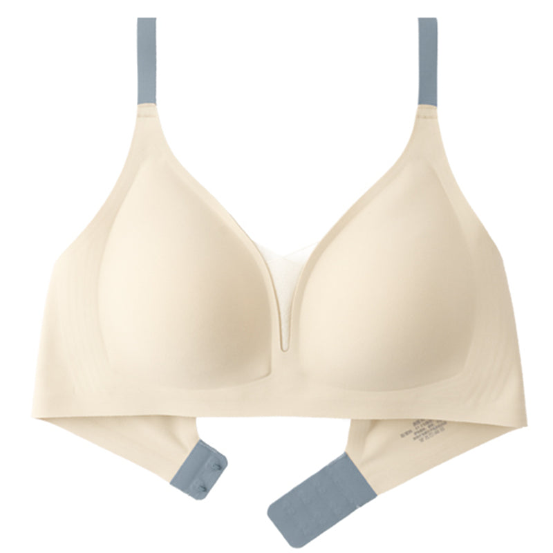 Filhot™  Deep V-Neck Mesh Wireless Bra Up To DDD Cup