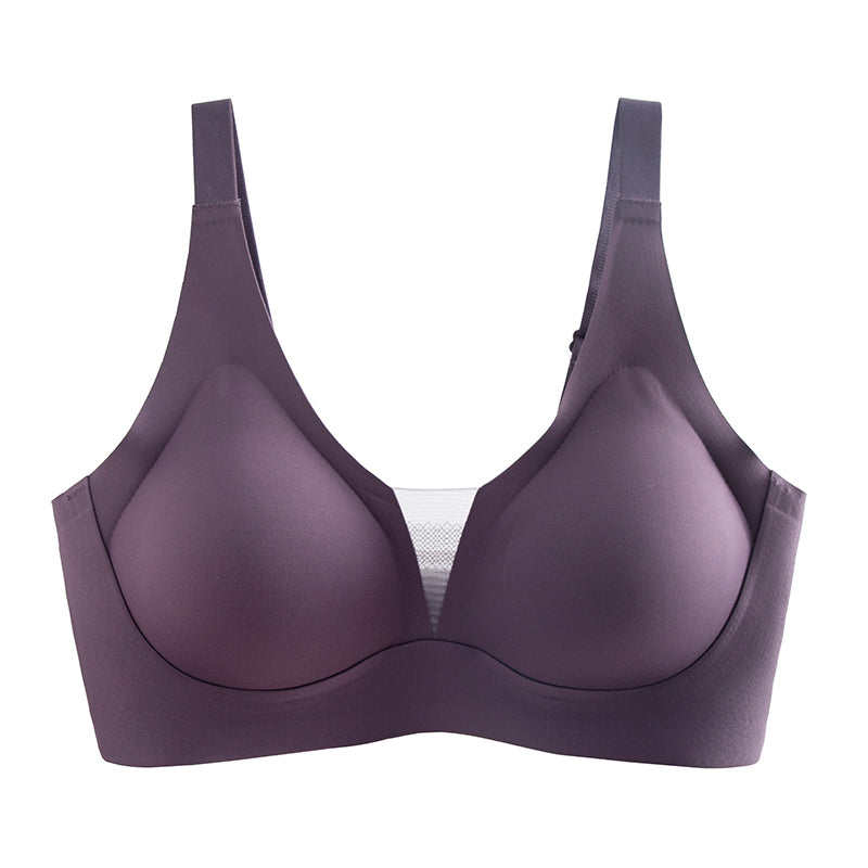 Filhot™ V-shape Mesh Wire Free Seamless Bra Up to DDD Cup